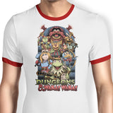Dungeons and Waka - Ringer T-Shirt