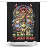 Dungeons and Waka - Shower Curtain