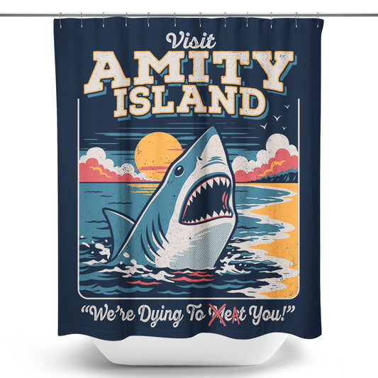 Dying to Eat You - Shower Curtain