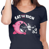 Eat the Rich - Women's V-Neck