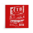 Ecto-1 Garage - Canvas Print