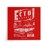 Ecto-1 Garage - Canvas Print