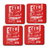 Ecto-1 Garage - Coasters
