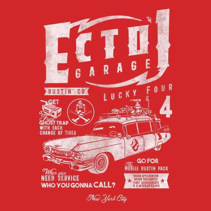 Ecto-1 Garage - Fleece Blanket