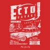 Ecto-1 Garage - Metal Print