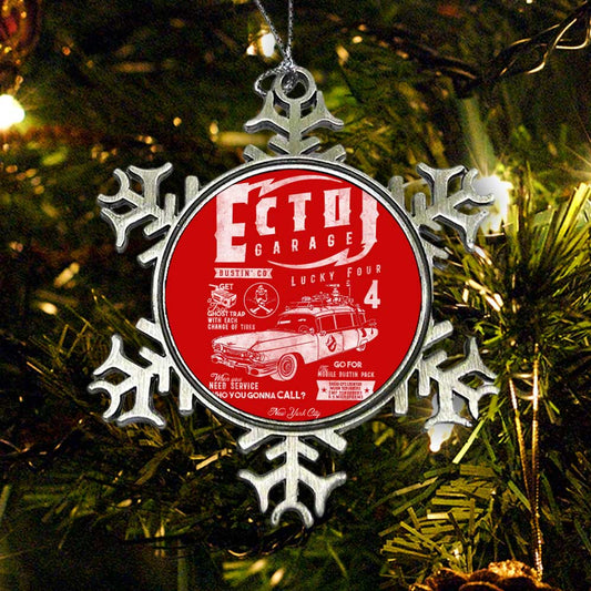 Ecto-1 Garage - Ornament