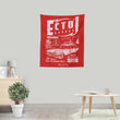 Ecto-1 Garage - Wall Tapestry