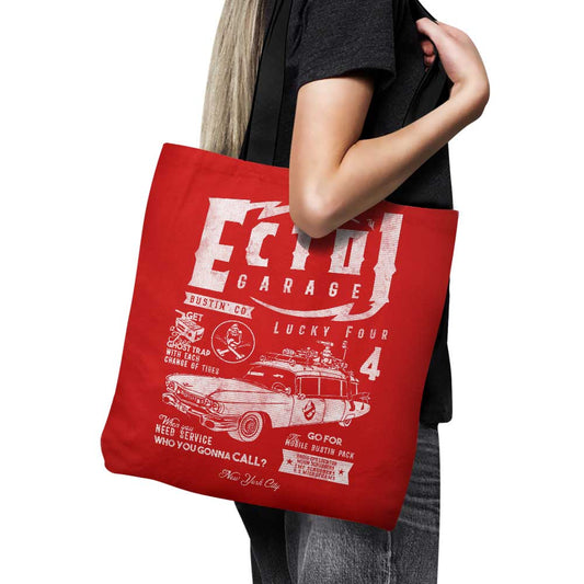 Ecto-1 Garage - Tote Bag