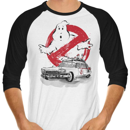 Ecto Sumi-e - 3/4 Sleeve Raglan T-Shirt