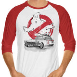 Ecto Sumi-e - 3/4 Sleeve Raglan T-Shirt