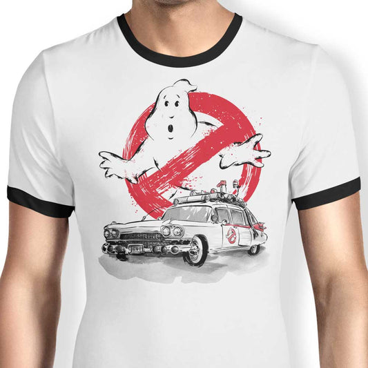 Ecto Sumi-e - Ringer T-Shirt