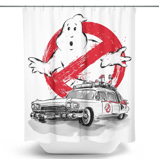 Ecto Sumi-e - Shower Curtain