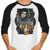 Edward and Kim - 3/4 Sleeve Raglan T-Shirt