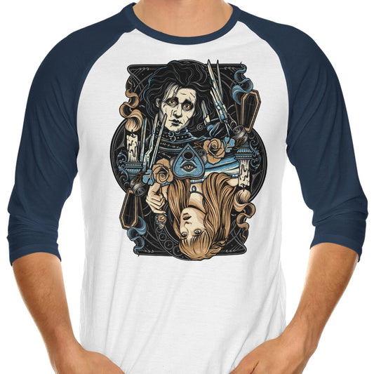 Edward and Kim - 3/4 Sleeve Raglan T-Shirt