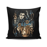 Edward and Kim - Throw Pillow