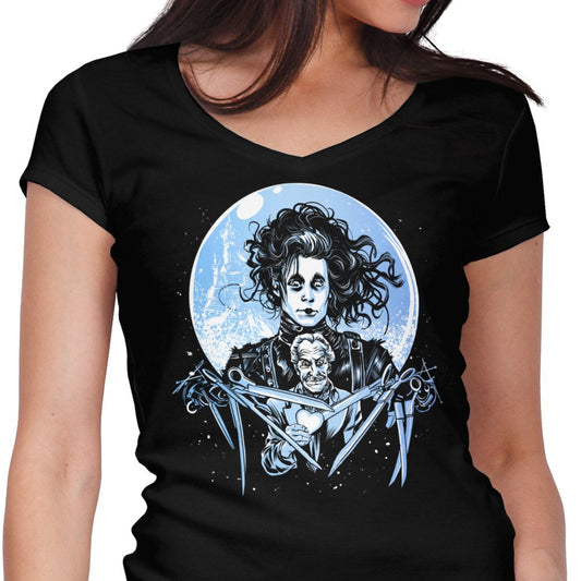 Edward's Heart - Women's V-Neck