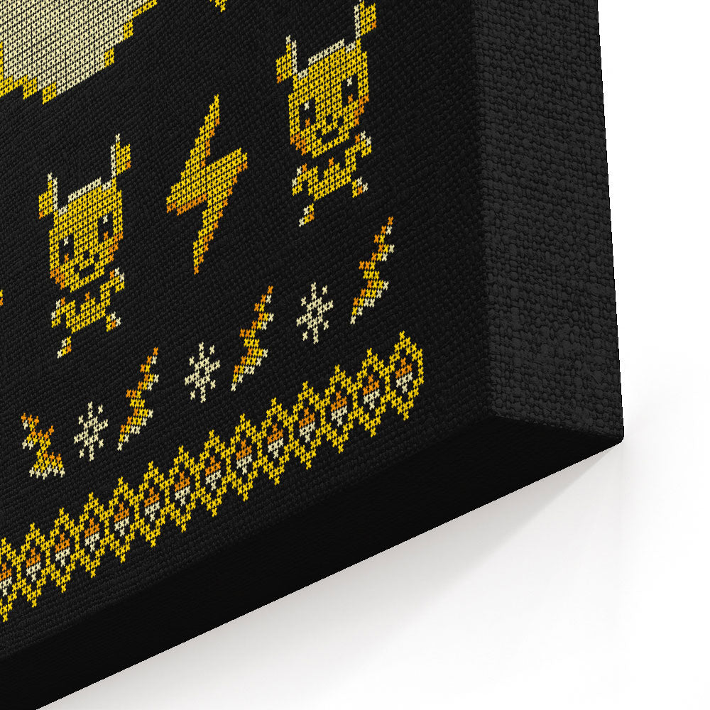 Electric Trainer Sweater - Canvas Print