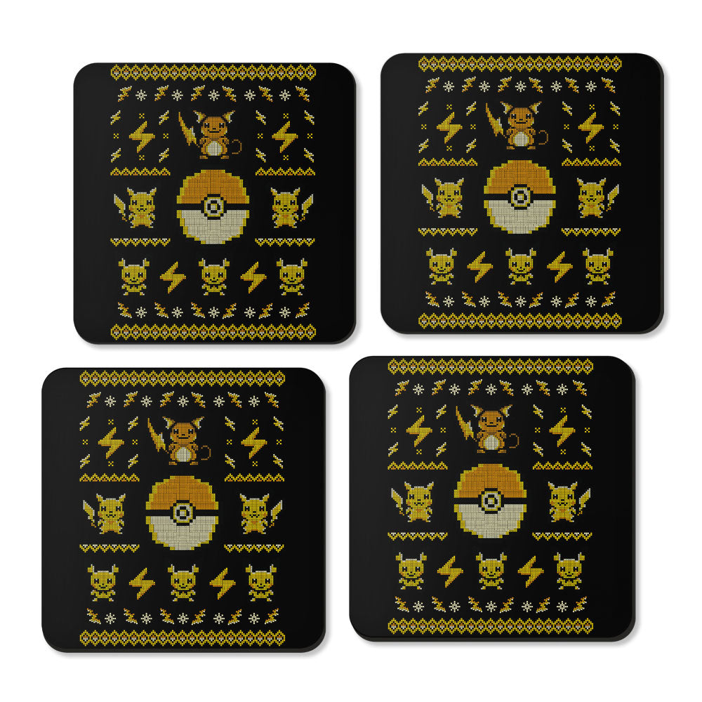 Electric Trainer Sweater - Coasters
