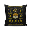 Electric Trainer Sweater - Throw Pillow
