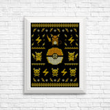 Electric Trainer Sweater - Posters & Prints