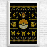 Electric Trainer Sweater - Posters & Prints
