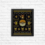 Electric Trainer Sweater - Posters & Prints