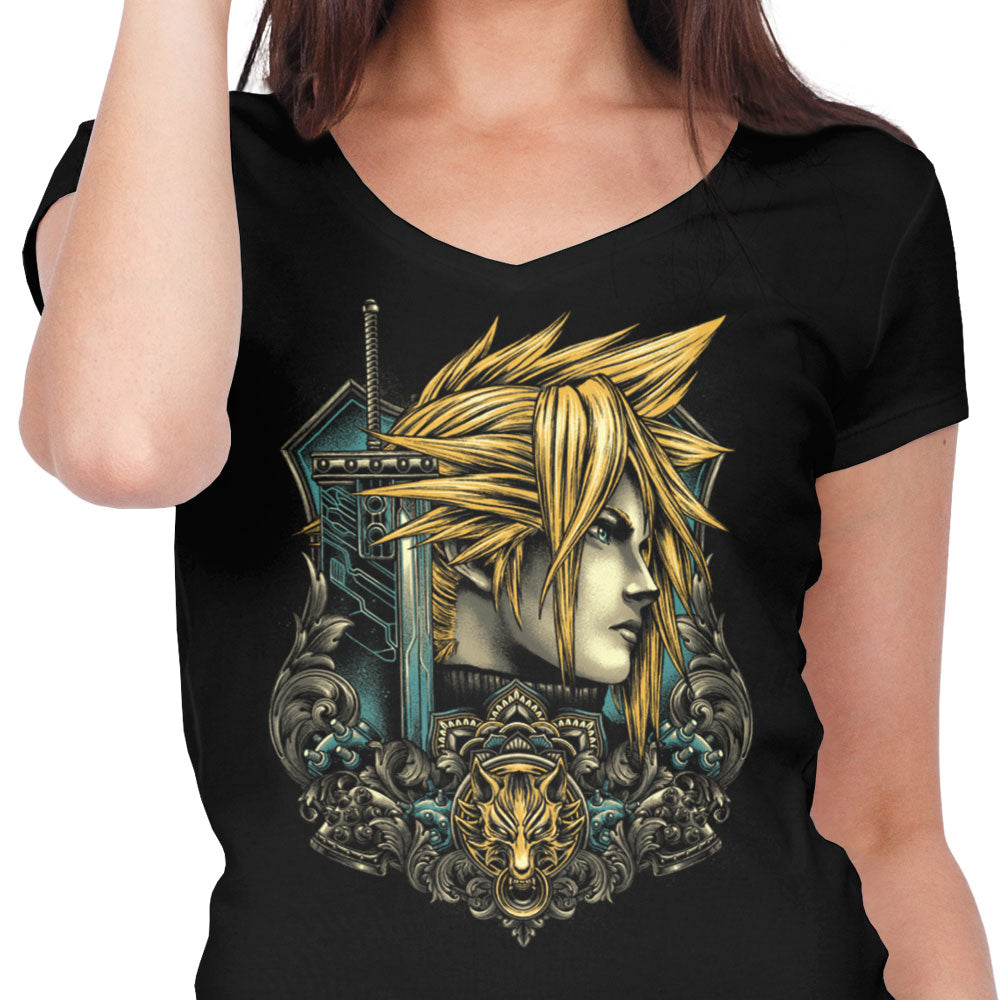 Emblem of the Ex-Soldier - Women's V-Neck