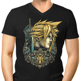 Emblem of the Ex-Soldier - Men's V-Neck