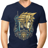 Emblem of the Ex-Soldier - Men's V-Neck