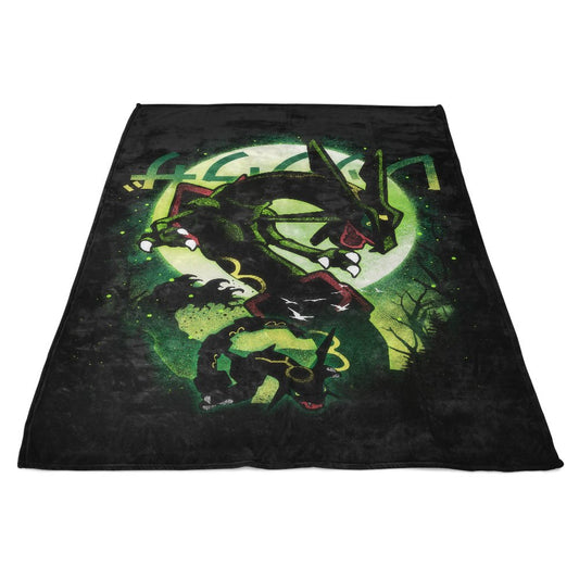 Emerald Tempest - Fleece Blanket