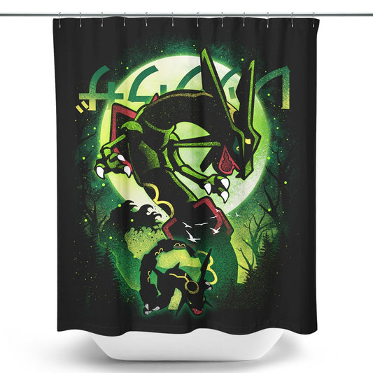 Emerald Tempest - Shower Curtain