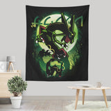 Emerald Tempest - Wall Tapestry