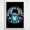 Emotional Support Alien - Posters & Prints