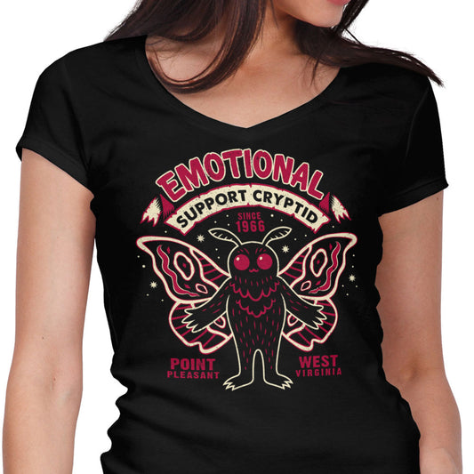 Emotional Support Cryptid - Women's V-Neck