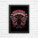 Emotional Support Cryptid - Posters & Prints