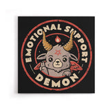 Emotional Support Demon - Canvas Print