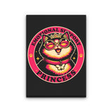Emotional Support Princess - Canvas Print