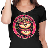 Emotional Support Princess - Women's V-Neck