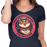 Emotional Support Princess - Women's V-Neck