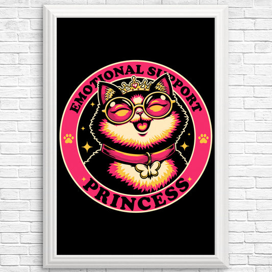 Emotional Support Princess - Posters & Prints