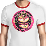 Emotional Support Princess - Ringer T-Shirt