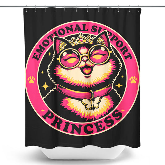 Emotional Support Princess - Shower Curtain