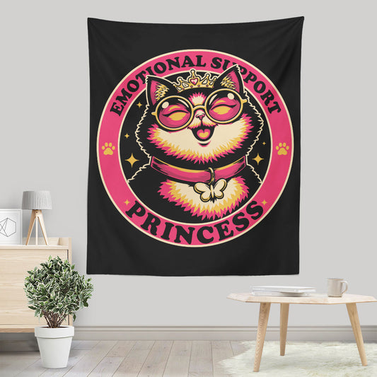 Emotional Support Princess - Wall Tapestry