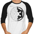 Empire Blueprint (Alt) - 3/4 Sleeve Raglan T-Shirt