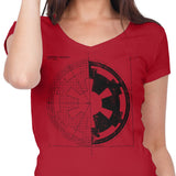 Empire Blueprint (Alt) - Women's V-Neck