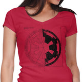 Empire Blueprint (Alt) - Women's V-Neck