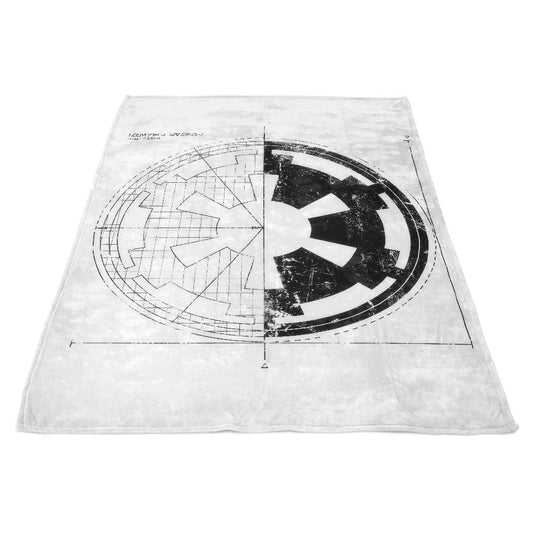 Empire Blueprint (Alt) - Fleece Blanket
