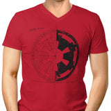 Empire Blueprint (Alt) - Men's V-Neck