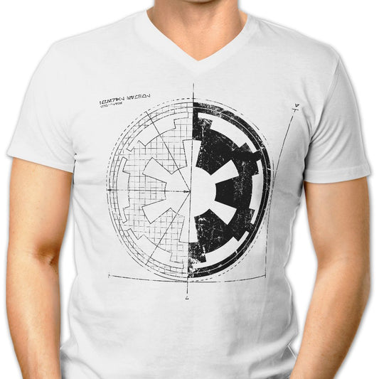 Empire Blueprint (Alt) - Men's V-Neck