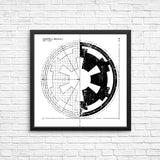 Empire Blueprint (Alt) - Posters & Prints